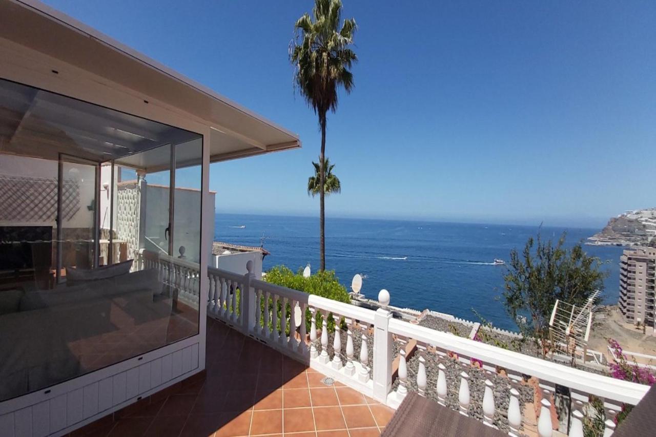 Sunset Balcony With Ocean Views Villa Mogan Exterior photo